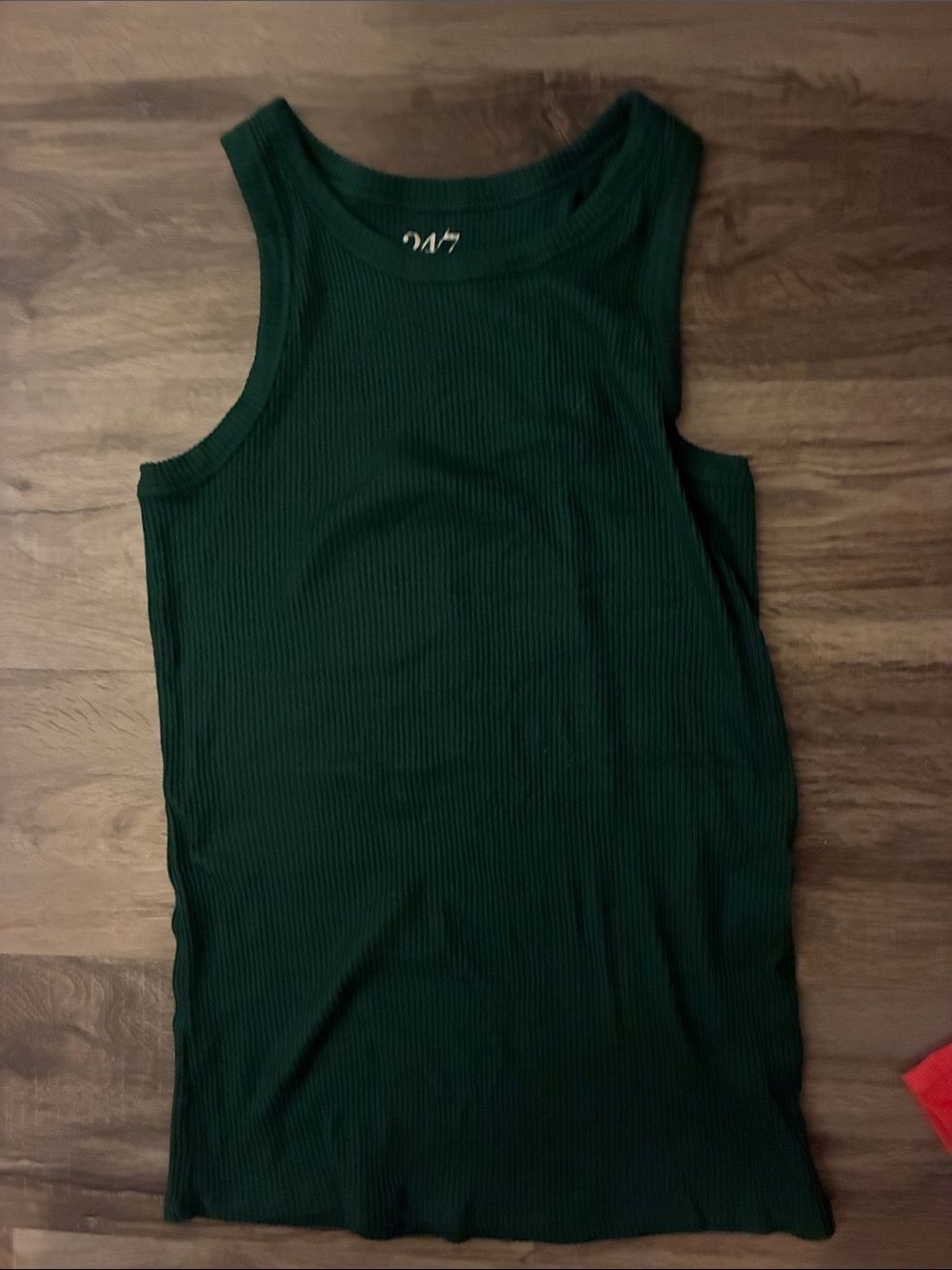 Maurices Forest Green Ribbed Tank